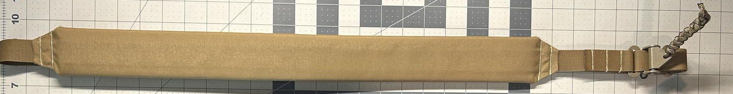 Solid Coyote Brown Padded Sling