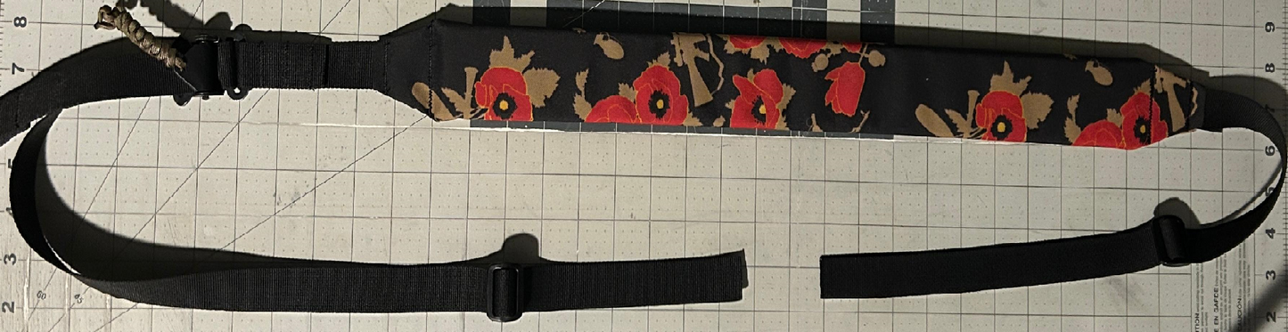 Poppies of War Padded Sling